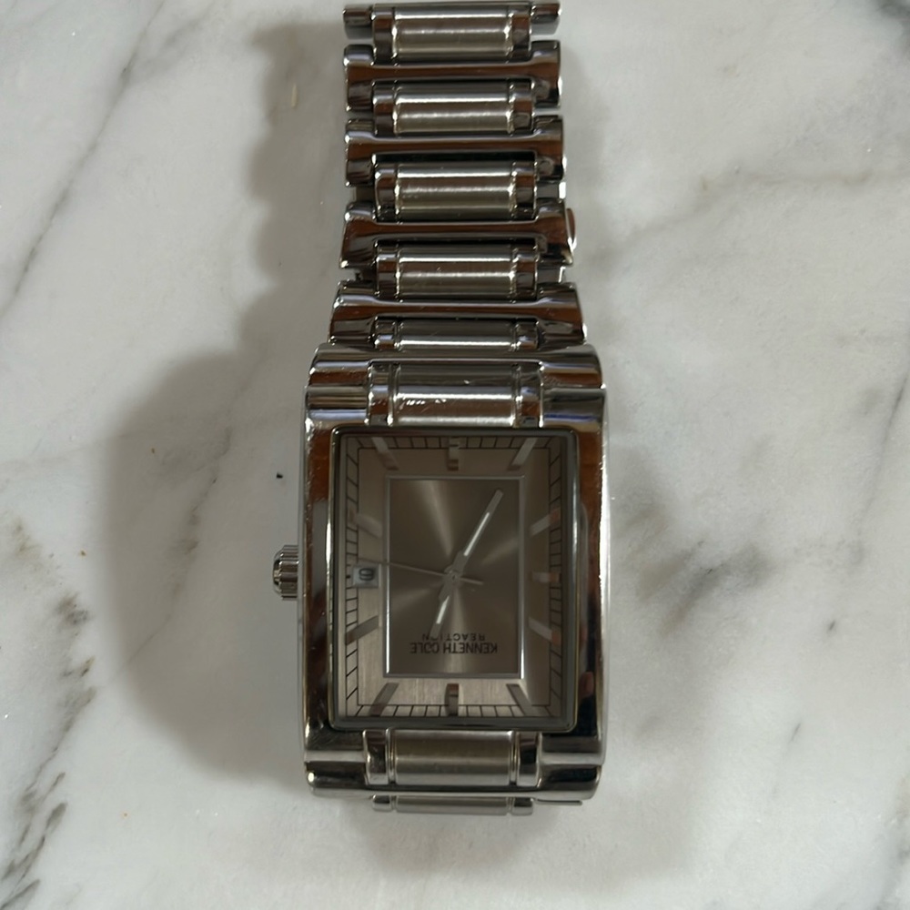 Kenneth Cole stainless steel watch
